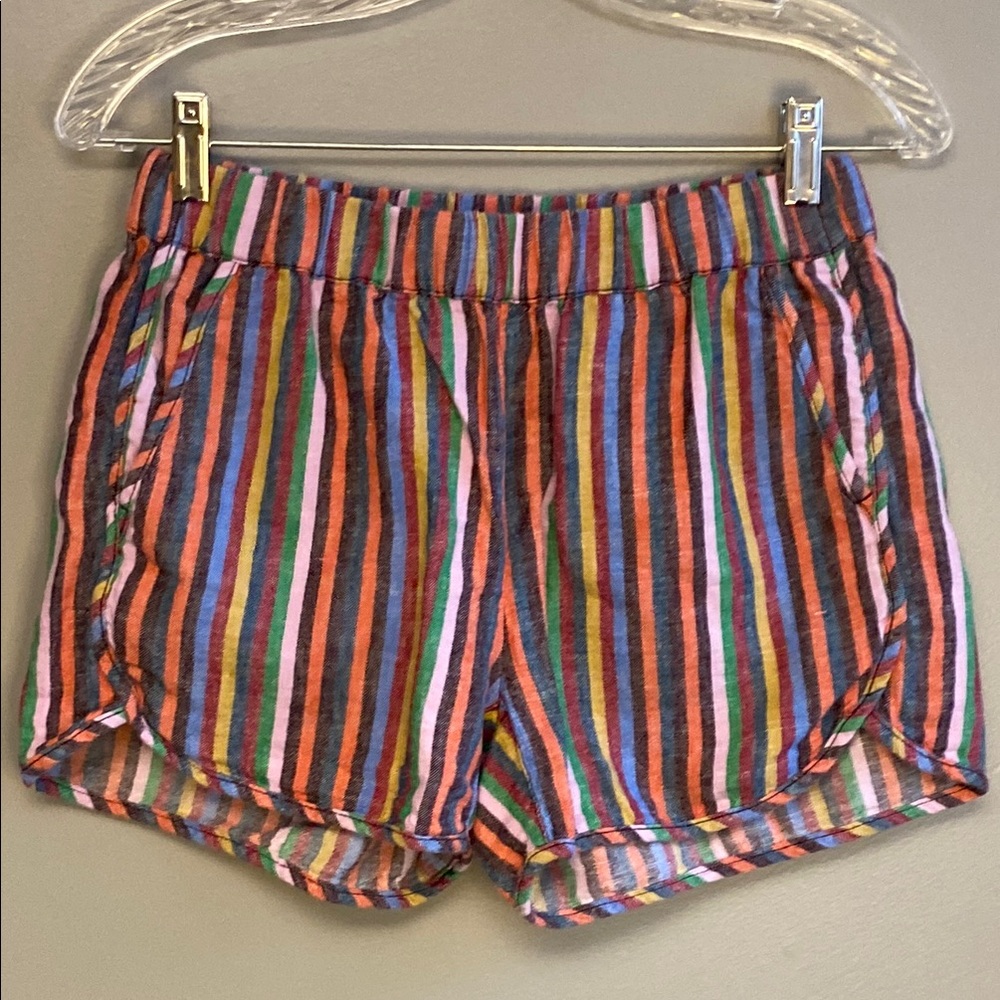 Madewell Red and Pink Athletic Shorts Lightweight Design